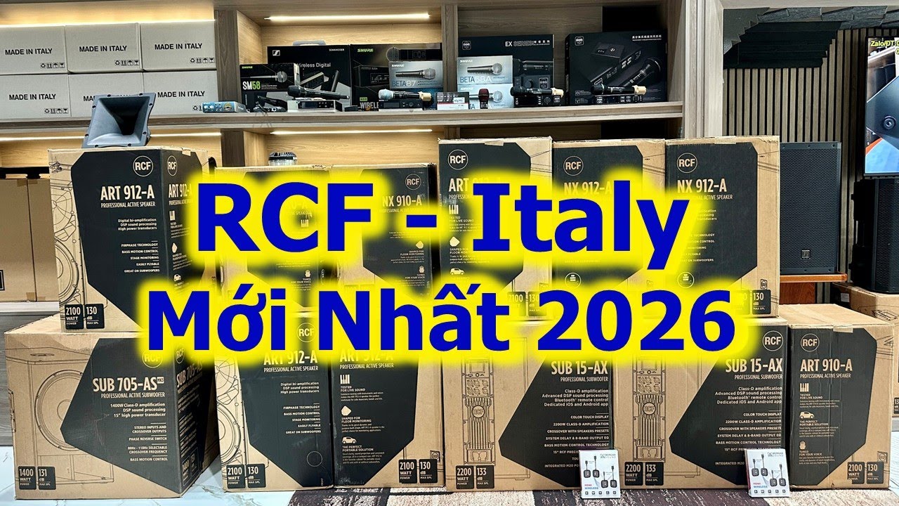 RCF 2026 - Toàn siêu phẩm mới Nhất