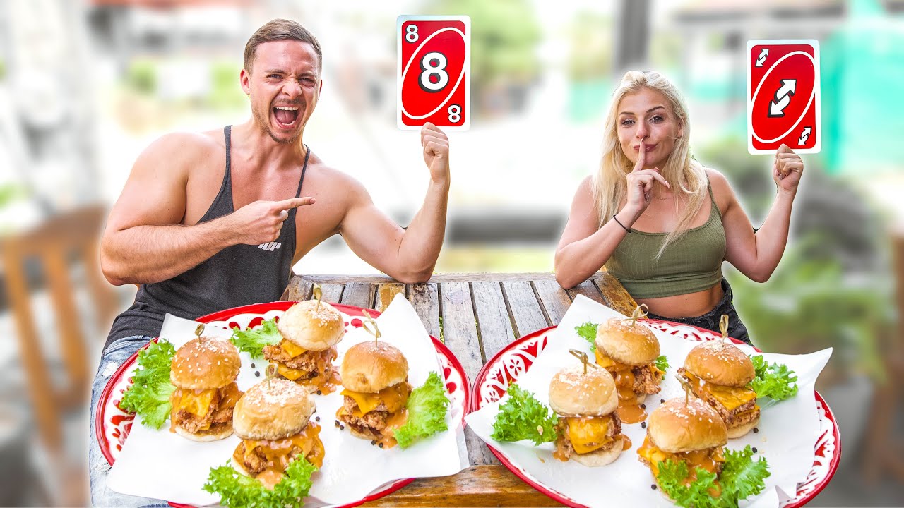 UNO Karten Bestimmen Unser Essen f&uuml;r 1 Tag