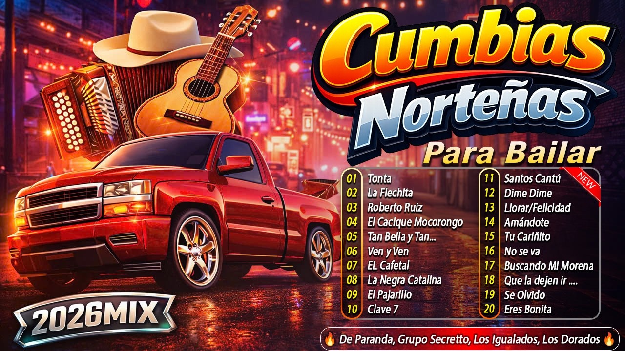 Puras Cumbias Norteñas Para Bailar 🎶 De Paranda, Secretto, Igualados, Los Dorados🕺 Cumbias Mix 2026