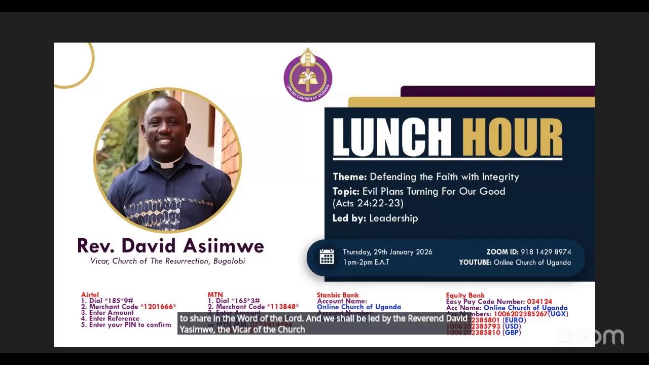 MORNING PRAYERS |29 Jan 2026|Hoping in God | Acts 24:15 |Rev. Cyrus Mulwana
