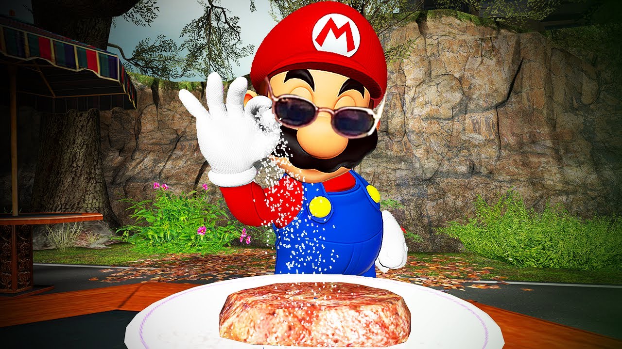 Mario Eats an Expensive Meal and Can't Pay