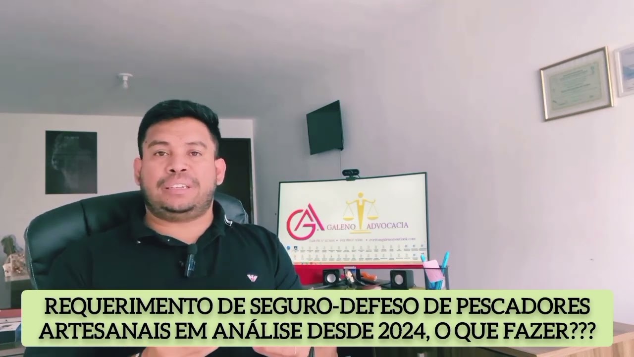 Requerimentos de seguro-defeso de pescadores artesanais em análise desde 2024, o que fazer?????