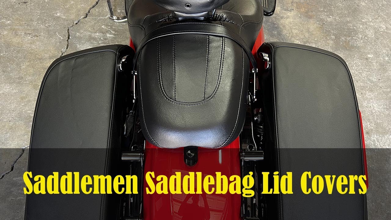 Saddlemen Saddlebag Lid Cover 2022 Harley Touring Motorcycle