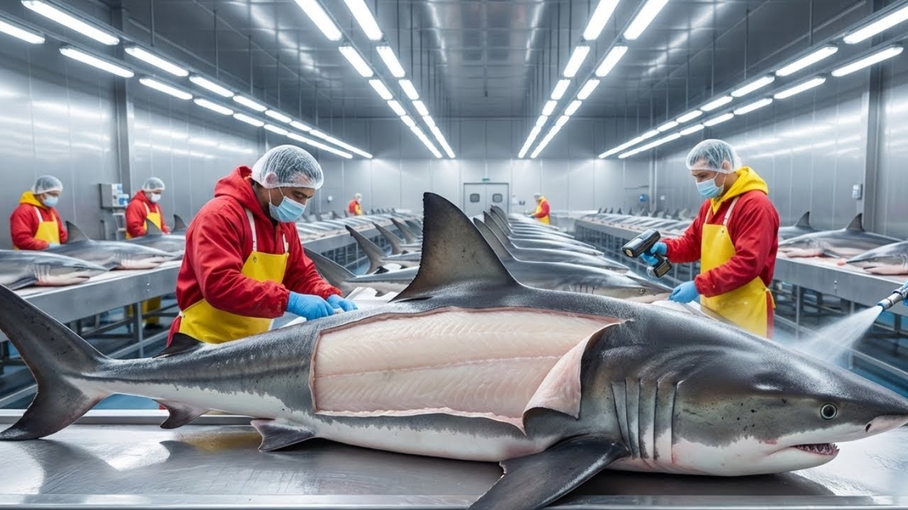 Inside The Billion Dollar Shark Leather Factory | How Raw Shark Skin Turns Into Luxury Wallets