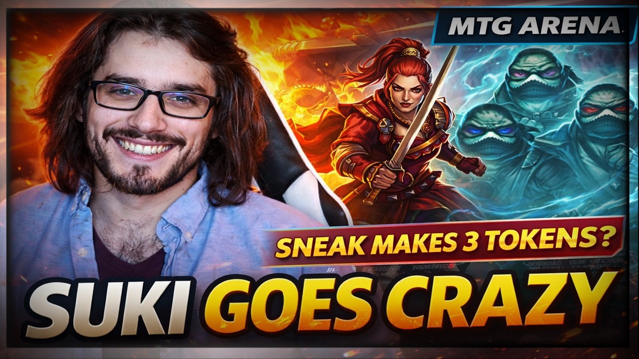 Суки разоблачает технику последнего ронина! | Монобелые слабаки | MTG Arena