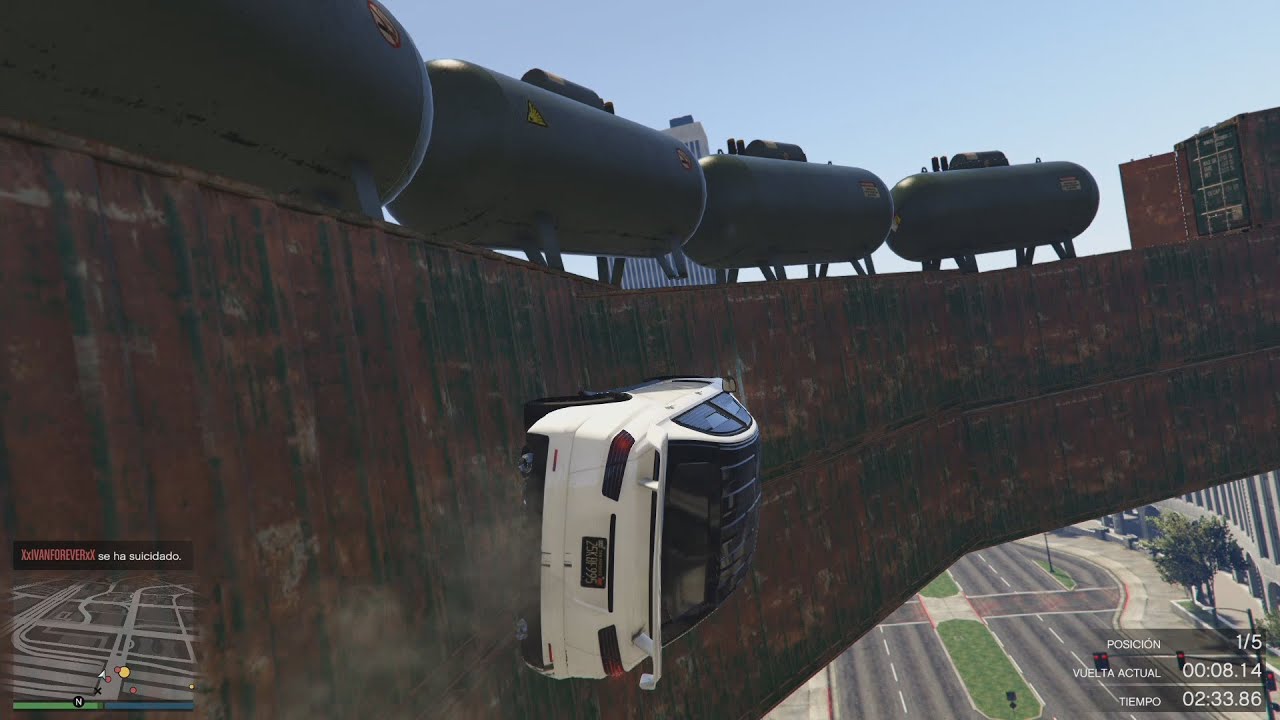 GTA 5 ONLINE - CARRERA CON EL NUEVO COCHE BLINDADO - CARRERA GTA 5 ONLINE