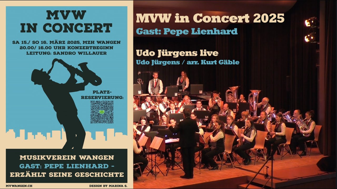 Udo Jürgens live - Udo Jürgens, arr. Kurt Gäble - MV Wangen