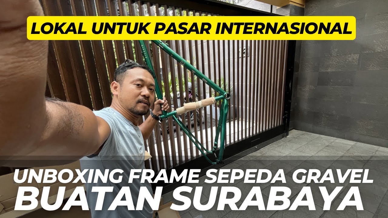 UNBOXING FRAME SEPEDA GRAVEL PRODUK LOKAL YANG DI EXPOR KE LUAR NEGERI | MARIN NICASIO 2