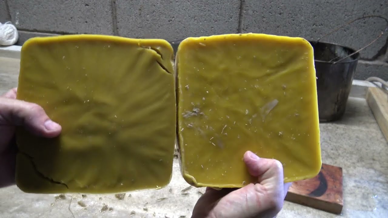 Filtering Beeswax For Candlemaking