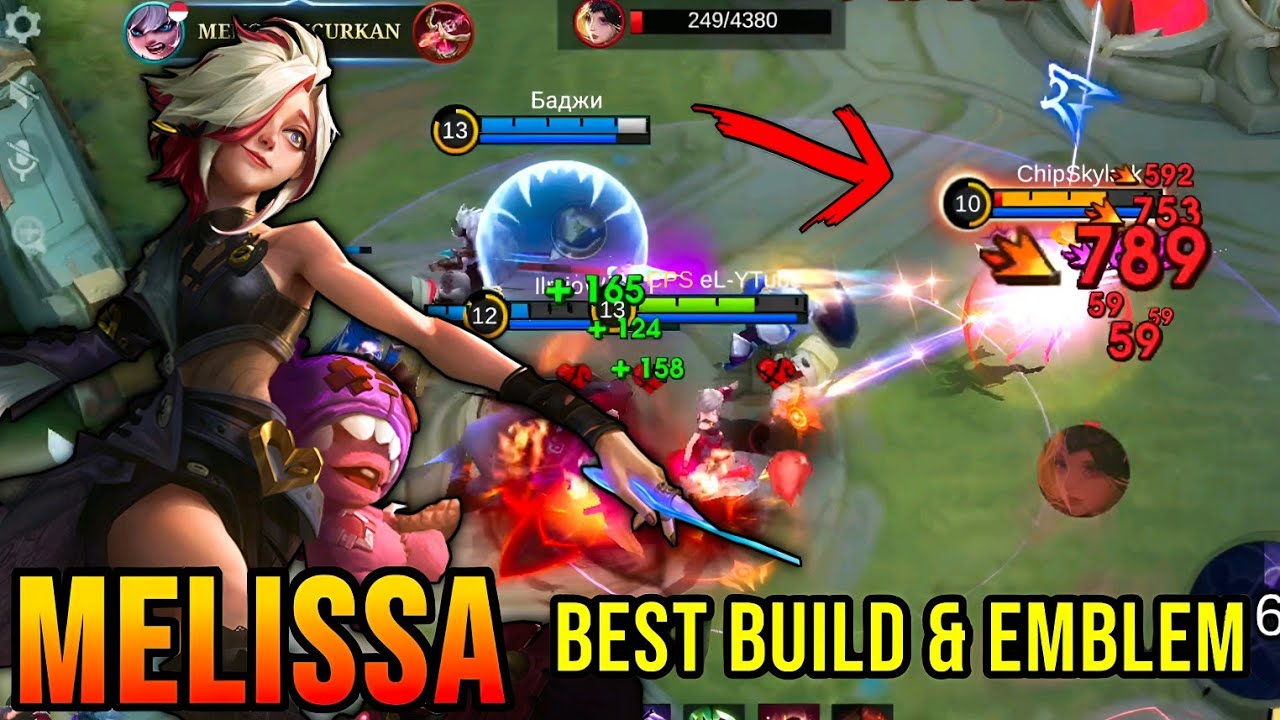 Melissa best solo rank build mlbb - Gameplay melissa dan build tersakit 2025