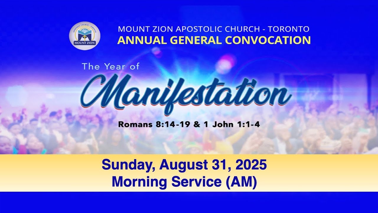Holy Convocation 2025 | Sunday AM, August 31, 2025