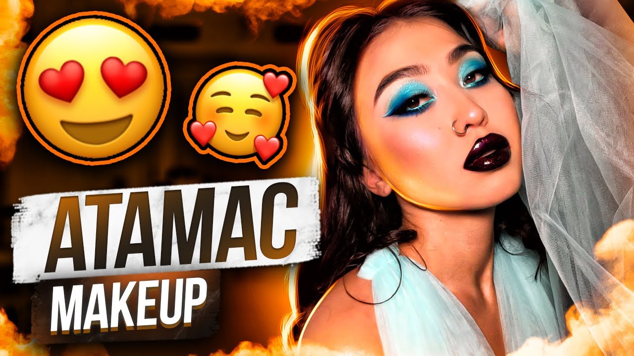 Треш салон 🥲 ＡＴＡＭＡＳ make up Новогодный выпуск 🎄🎄🎄