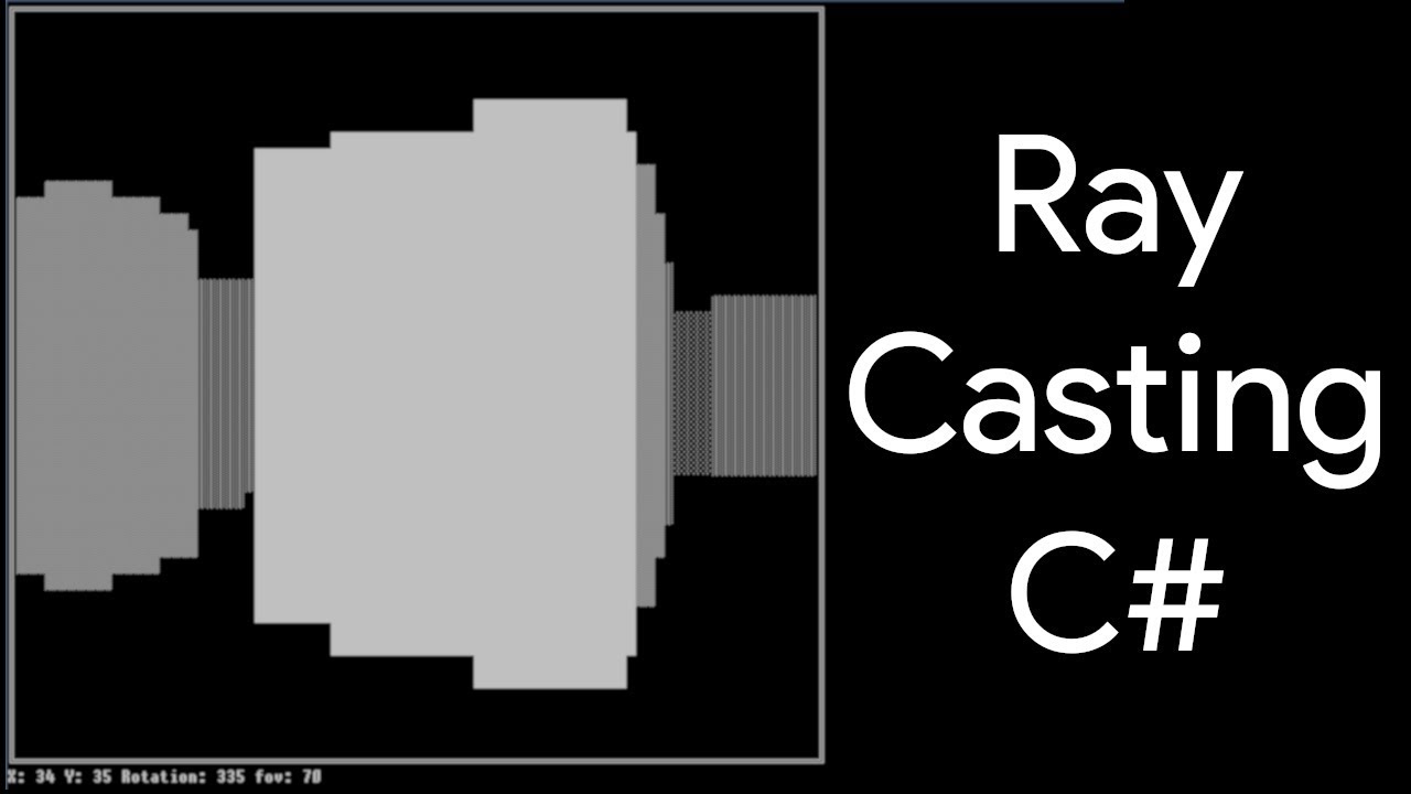 RayCasting game in Console [C#]
