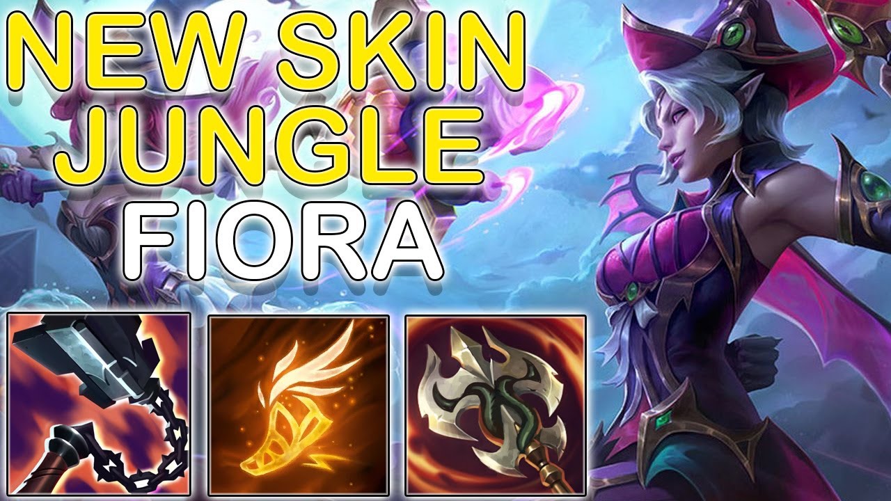*NEW* BEWITCHING FIORA CLOWN FIESTA -- JUNGLE GAMEPLAY -- LEAGUE OF LEGENDS -- PBE