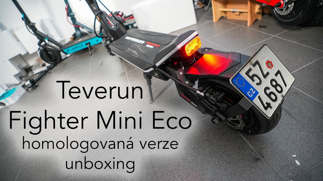 Nejlevnější homologovaná koloběžka 👌. Unboxing Teverun Fighter Mini Eco 🛴
