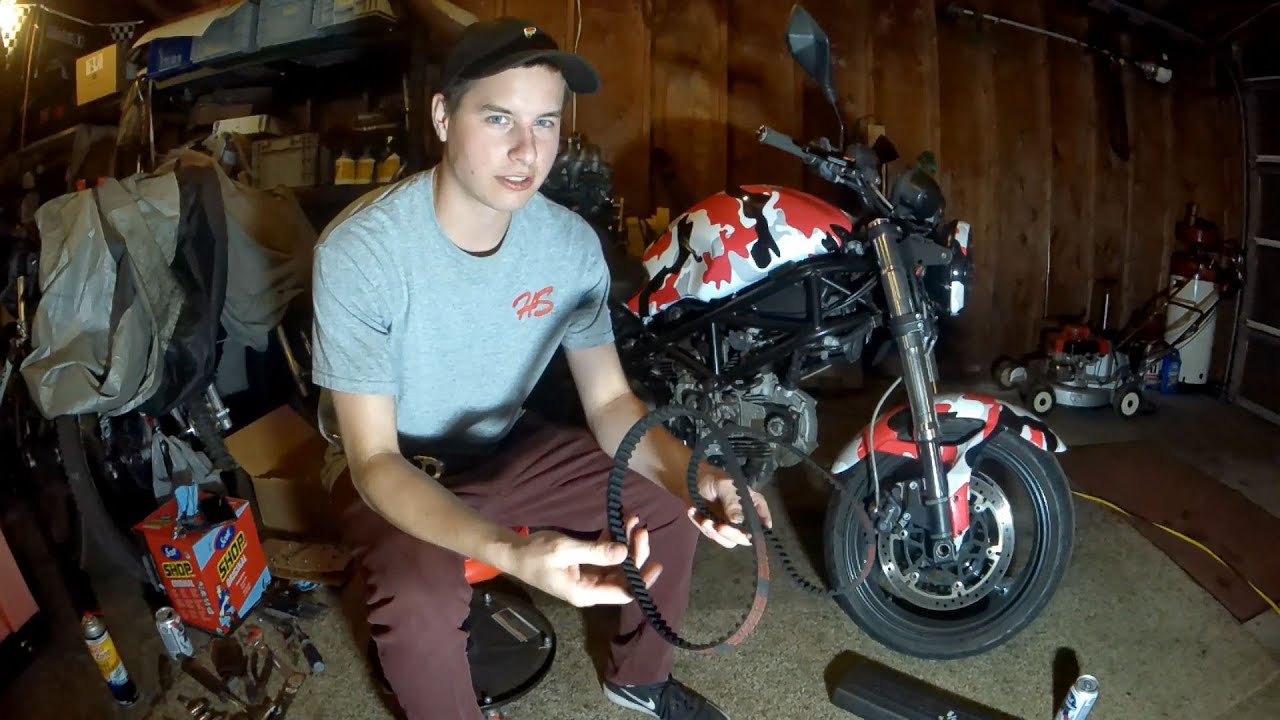 How To Install Timing Belts // Ducati Monster 695 // Motorcycle Maintenance