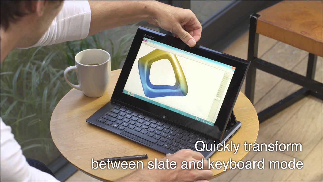 VAIO&reg; Duo 11 with the digitizer stylus