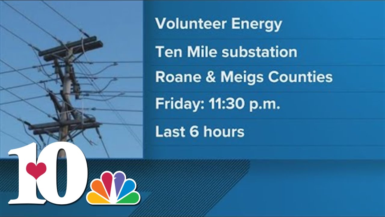 Volunteer Energy Cooperative plans power outage for Ten Mile area on April 19