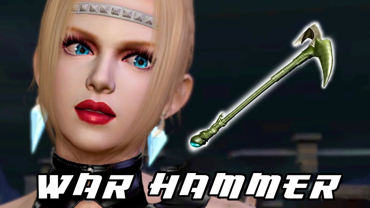 Ninja Gaiden Black - War Hammer (Rachel)《Moveset》