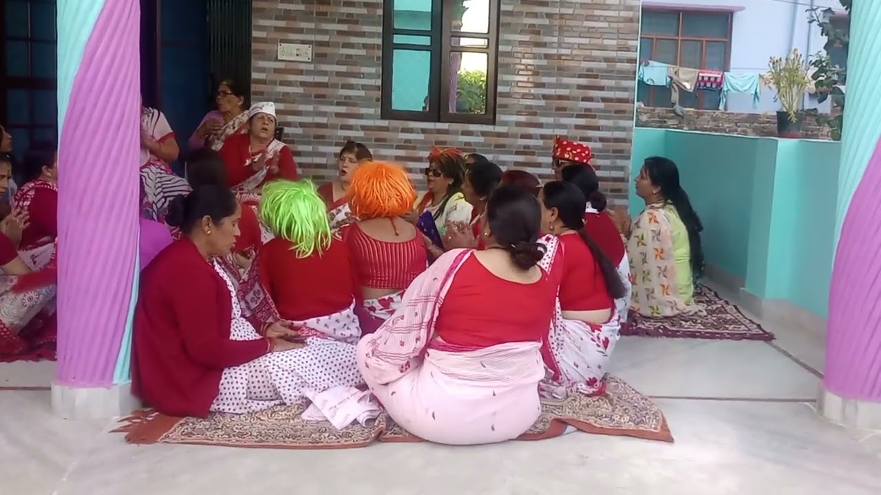 Sherawaliye Tere Darbar Holi I Rahi mahilaon ka desi talent 👍