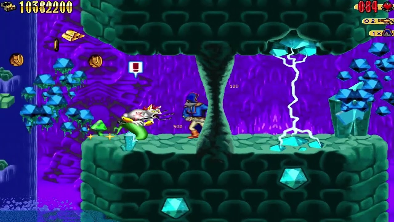 Captain Claw - Level #11 - The Caverns
