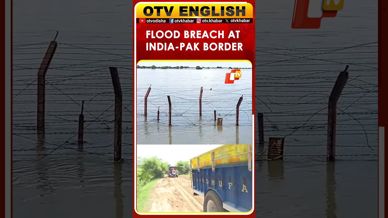 Flood Fury Hits India-Pakistan Border, Damages Embankment In Ferozepur