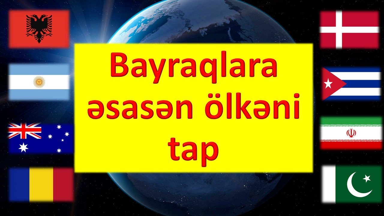 Bayraqlardan Ne&ccedil;əsini Tanıyırsınız? | Bayraqlar və &Ouml;lkələr  | Bayraq Testi  | &Ouml;lkə Testi