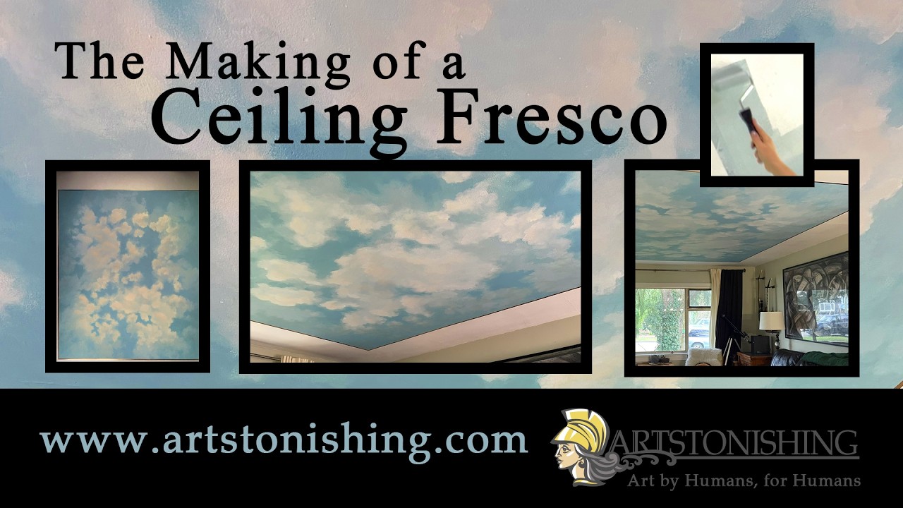 Ceiling Fresco  -  A Making Of (Part 1: Clouds)