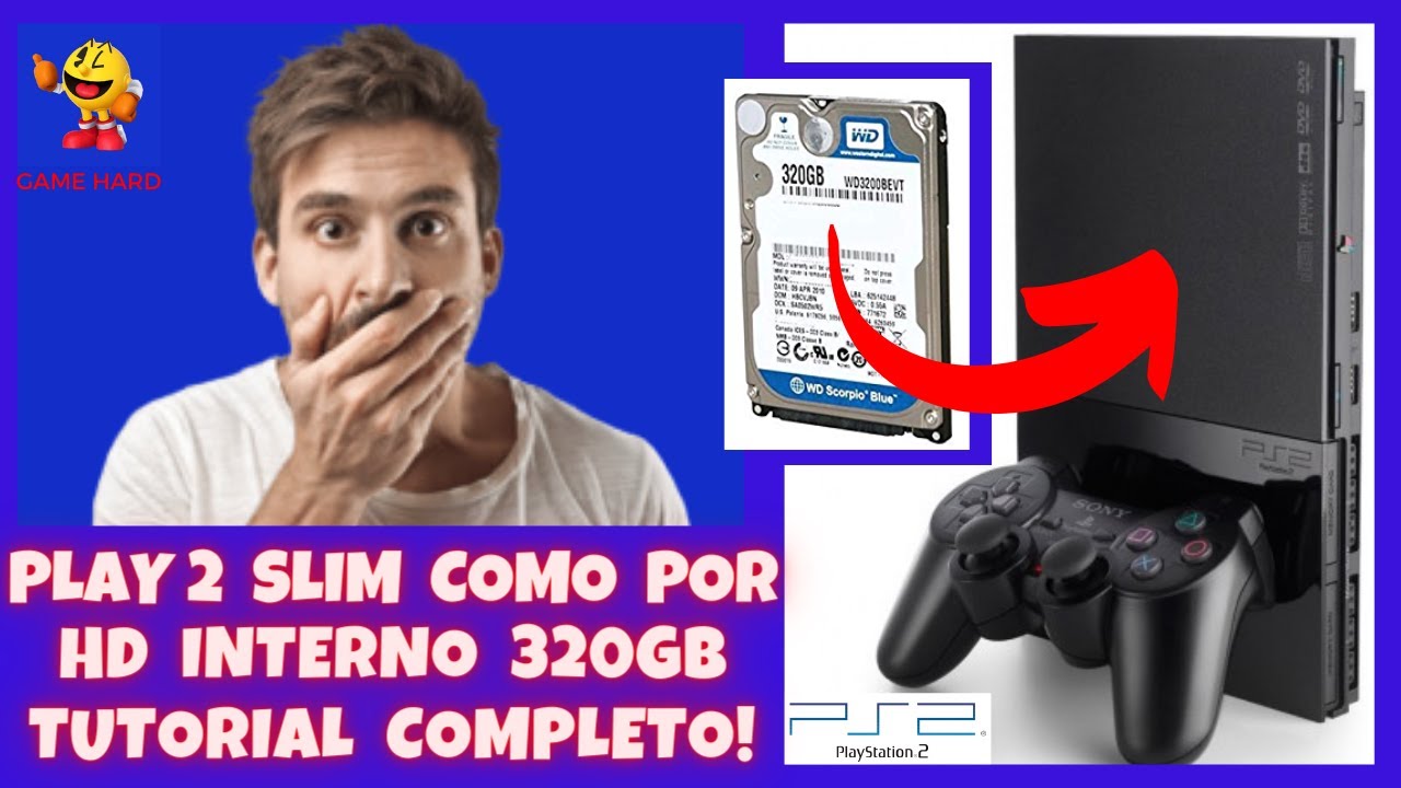 como por hd interno 320 gb no ps2 slim (Tutorial Completo) muito facil