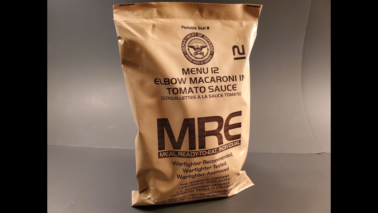 Обзор макарон с мясом в томатном соусе 2023 MRE Elbow Mac. Дегустационный тест готового к употреб...