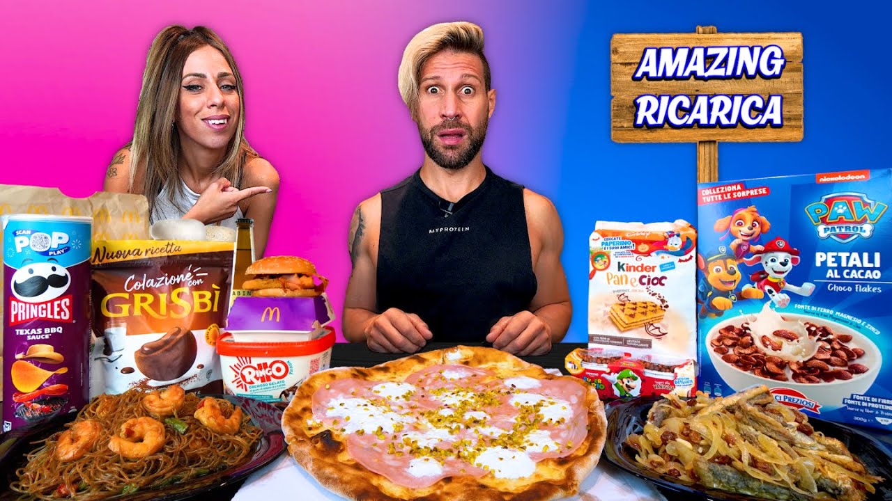 MIA SORELLA DECIDE la mia aMESIng RICARICA CHALLENGE - Cheat Day