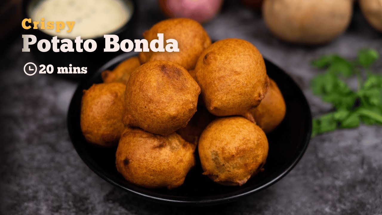Crispy and Delicious Potato Bonda Recipe | Easy Snack Recipe | Cookd