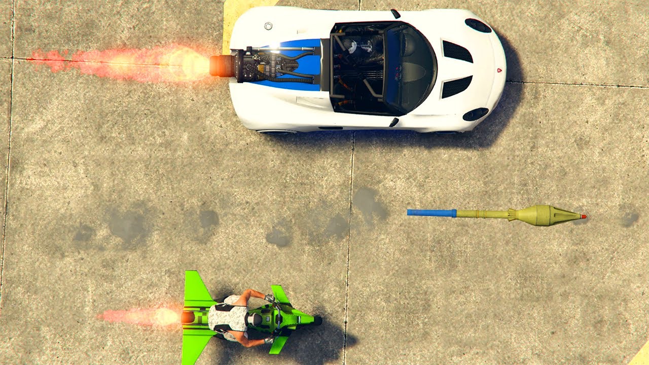 ROCKET MOTO vs ROCKET CAR