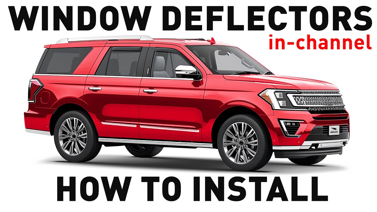 How to install Shatterproof In-Channel Window Deflectors for Ford Expedition/Lincoln Navigator 18-24