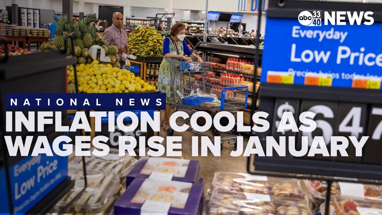 Inflation cools in January as wages rise, boosting Americans’ buying power