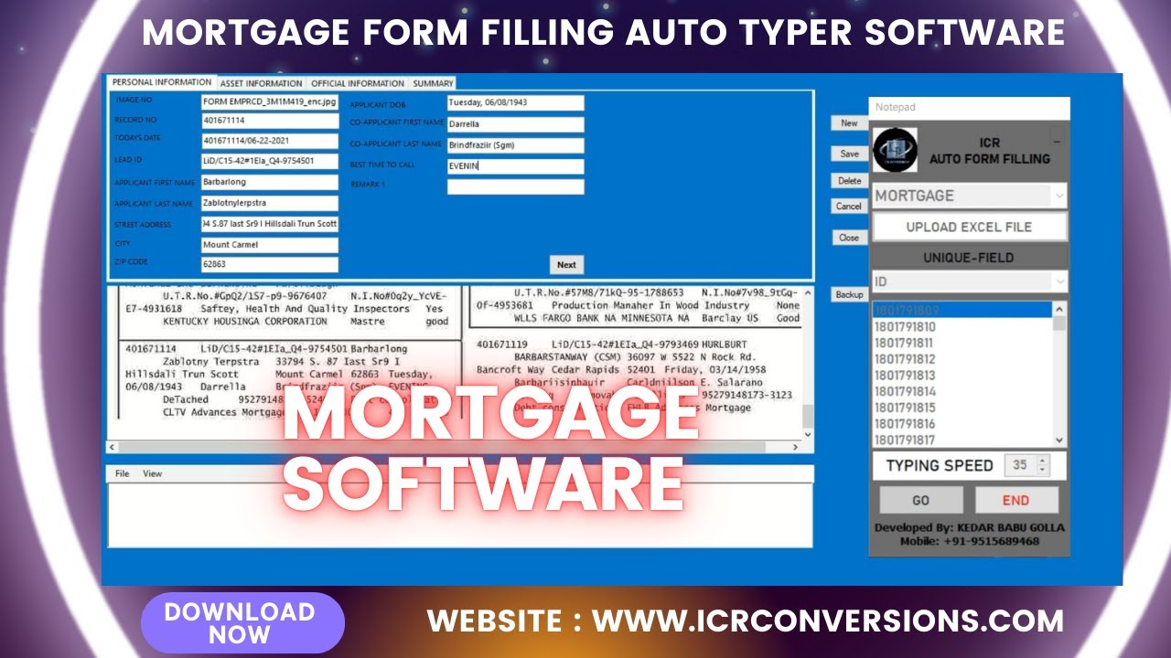 How to Download Mortgage Form Filling Auto Typer Software