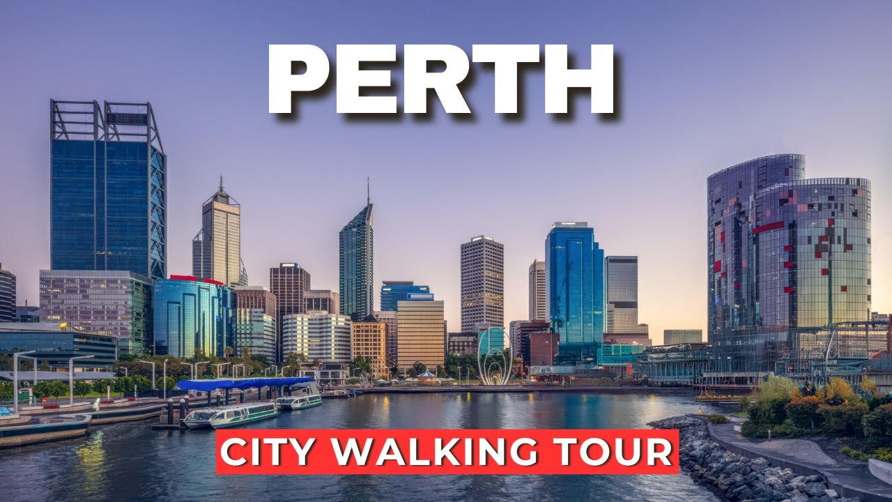 Perth City Walking Tour 4K | Elizabeth Quay, Supreme Court Gardens & Hay Street Mall