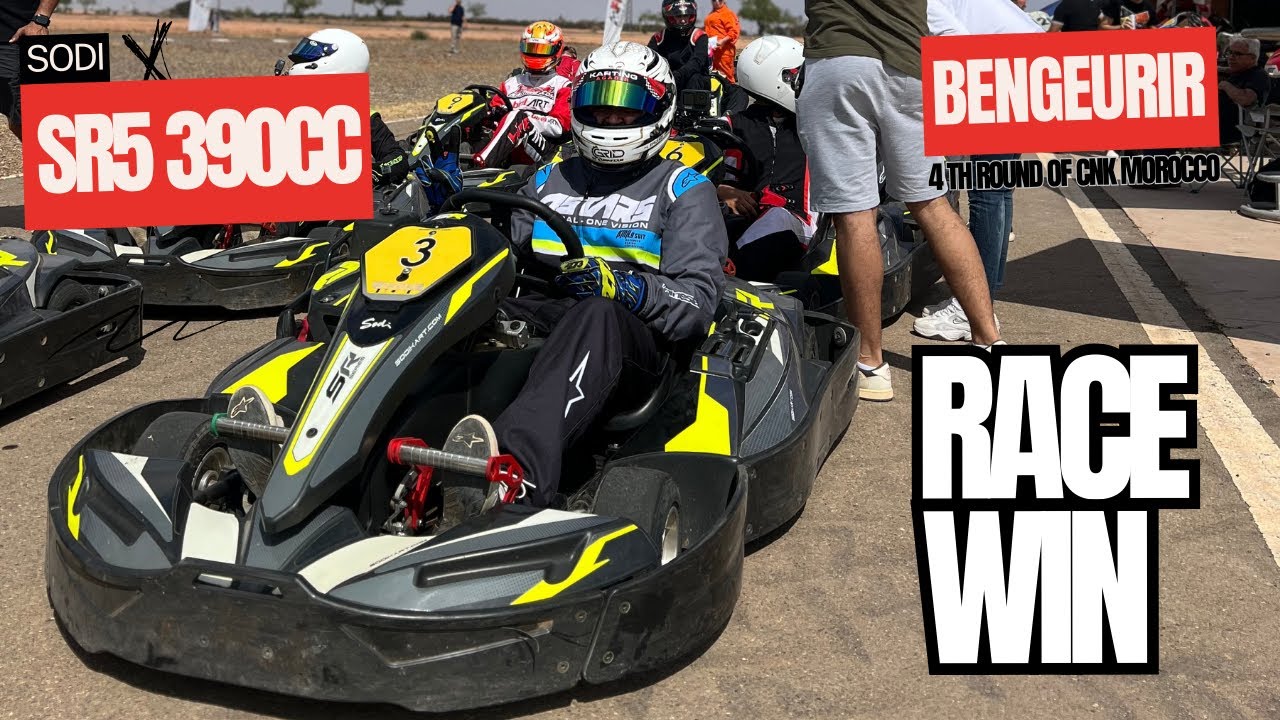 Pole and Race win  - Benguerir OCP Karting Circuit - 4TH Round CNK Morocco - SODI SR5 390CC