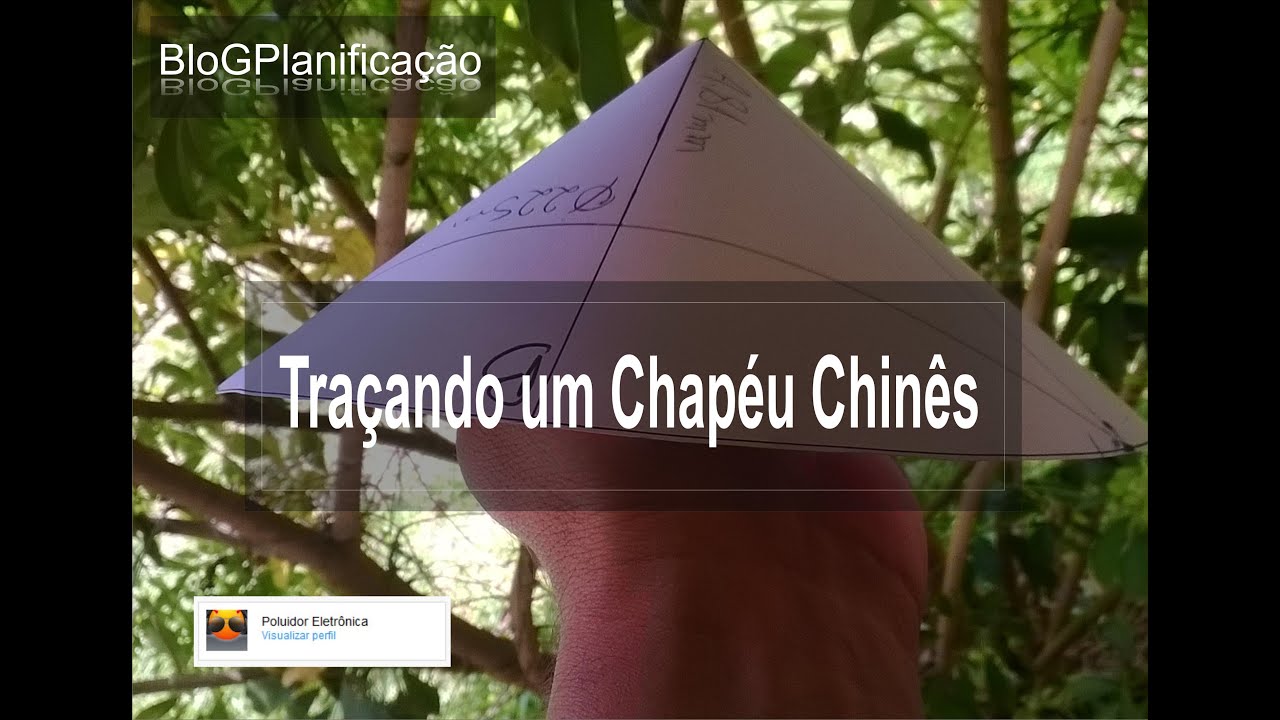 Traçando um chapéu chinês