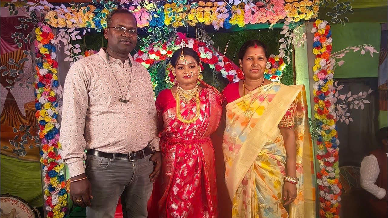 Jamai daram/ sagun bapla/Santali wedding video🌿🌿🌼🌼