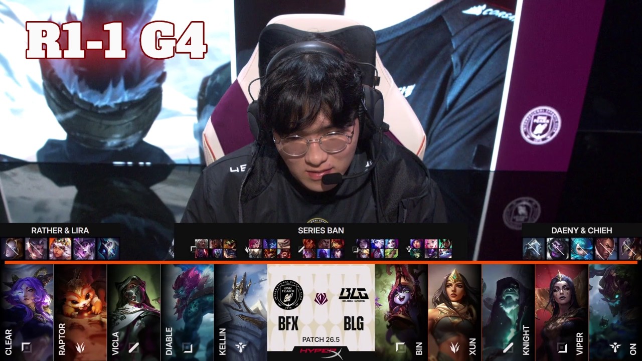 BFX vs BLG - Game 4 | Day 1 First Stand 2026 | BNK FEARX vs Bilibili Gaming G4 full game