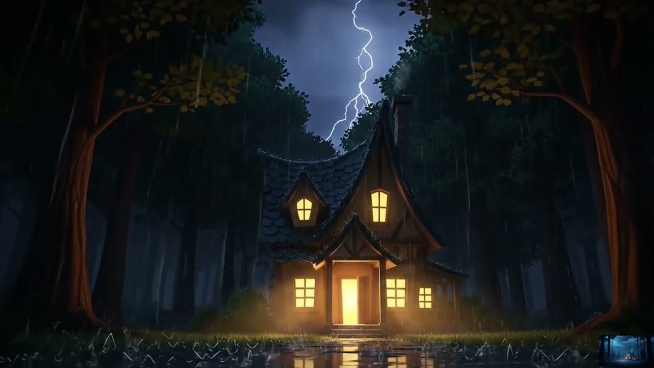 🌧️ Chuva Forte para Dormir | 10 horas de Som Natural na Janela Relaxante, Tela Escura, Sem Anúncios