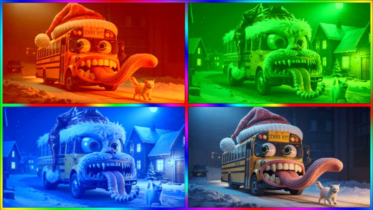 🚌MEGA SCHOOL BUS EATER🎶CoffinDance Song #93