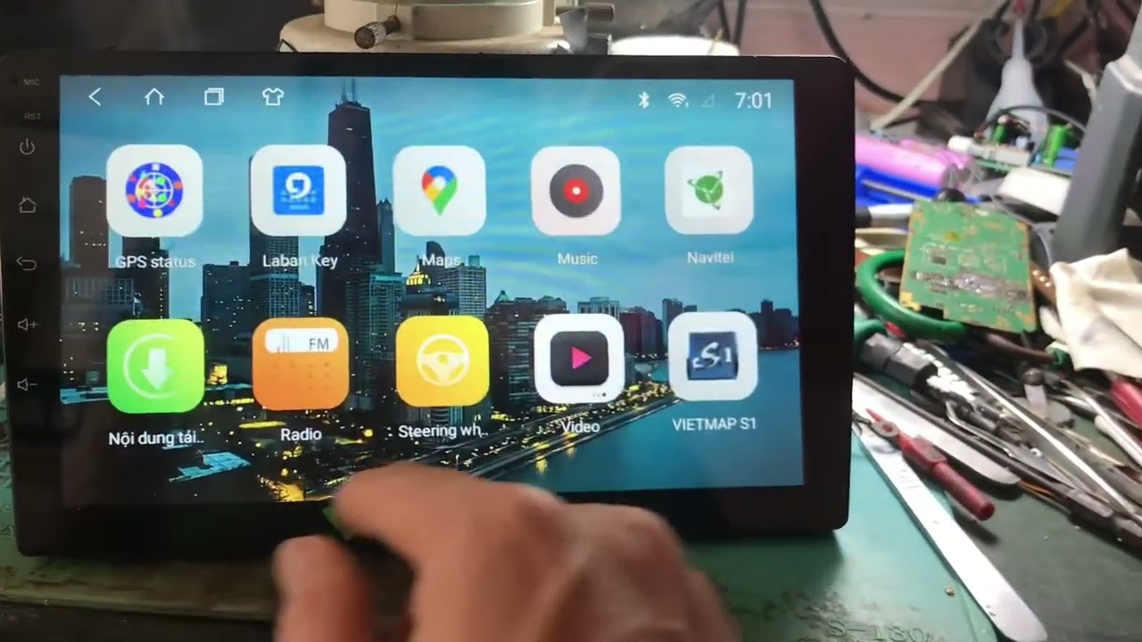 Sửa Dvd Android EONONPRO mất GPS