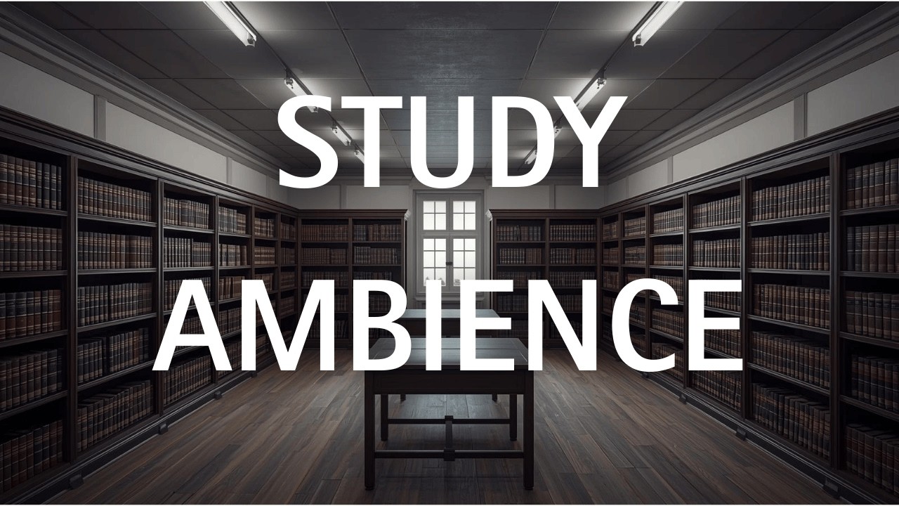 Archive Ambience for Study 📚 – 2 Hours Silent Background Music for Deep Focus