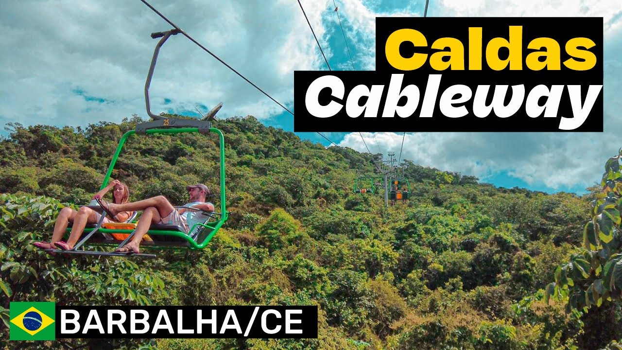 Passeio Virtual no Teleférico do Caldas  — Barbalha, Cariri - Ceará 🇧🇷 — 2022