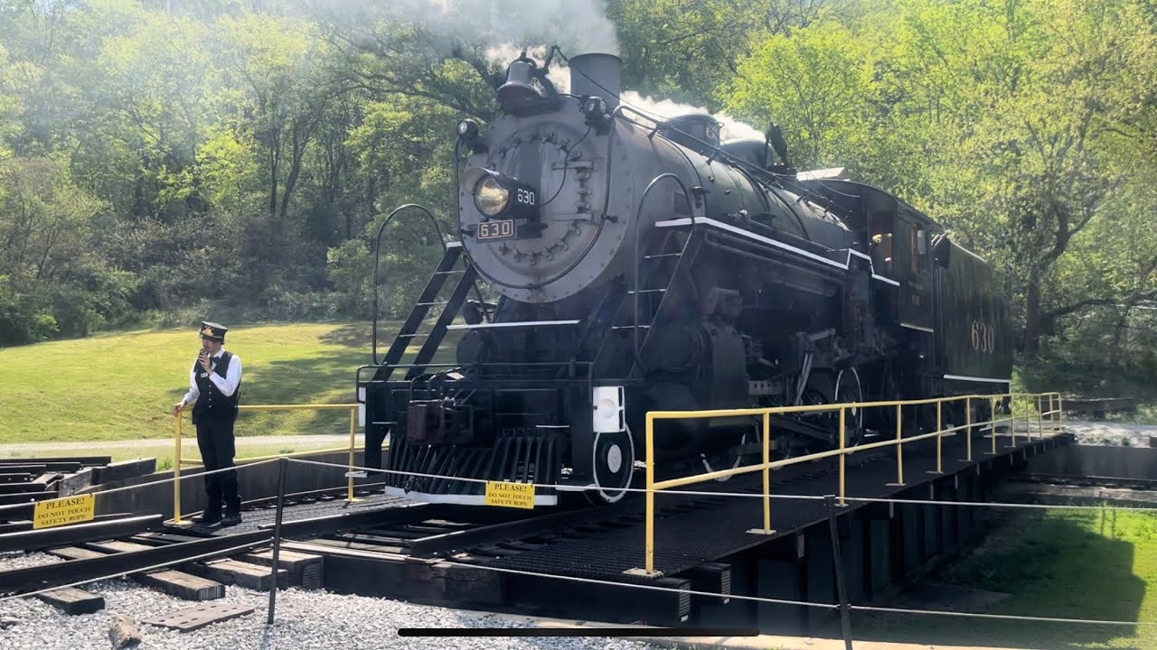 Southern railroad #630 on east chattanooga turntable