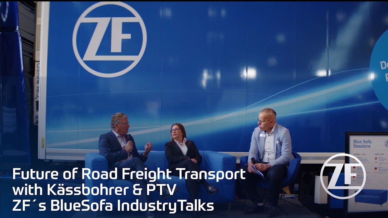 Electrified Trailers ⚡ Future of Road Freight Transport with K&auml;ssbohrer & PTV