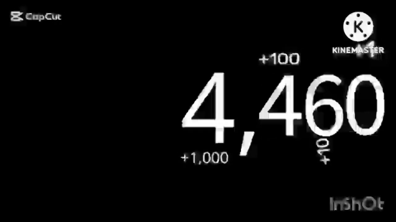 Numbers 0 to 1 Million with sound with reverse with 1,000,000