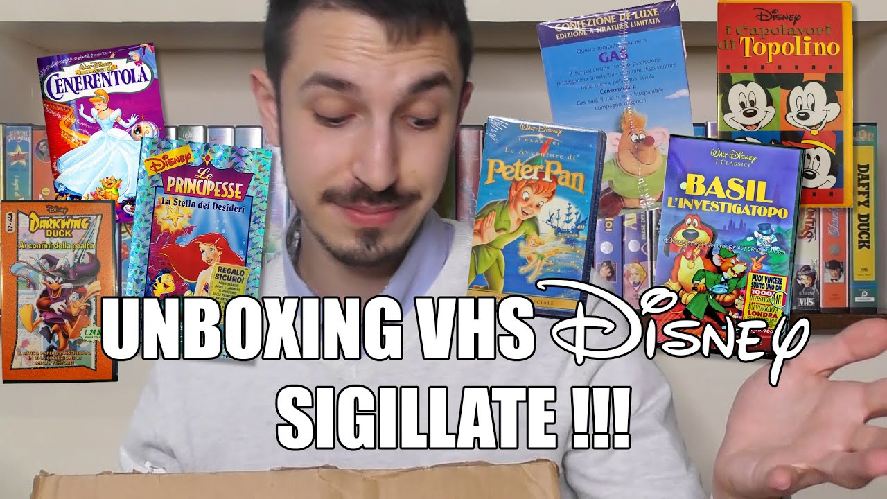 MEGA UNBOXING ACQUISTO VHS DISNEY SIGILLATE!!!